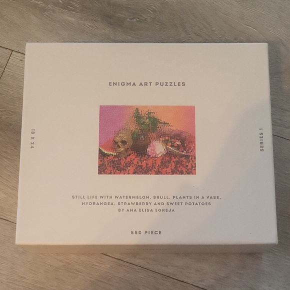 Milton Bradley Other - Enigma Art Puzzle 550 Piece Puzzle Plus Bonus Clue Game Sealed